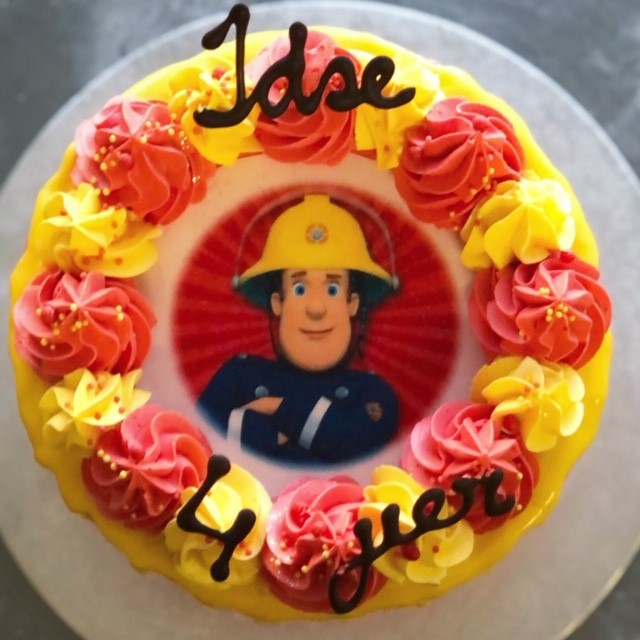 brandweerman sam dripcake