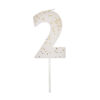 Glitter candle 2 Meri Meri