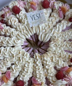 Geslaagd oranjekoek rond